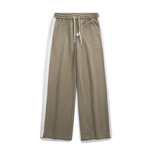 Side Stripes Corduroy Casual Pants